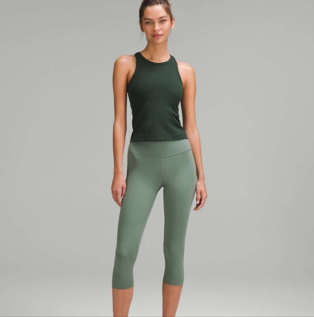 Light Green Lululemon Crops